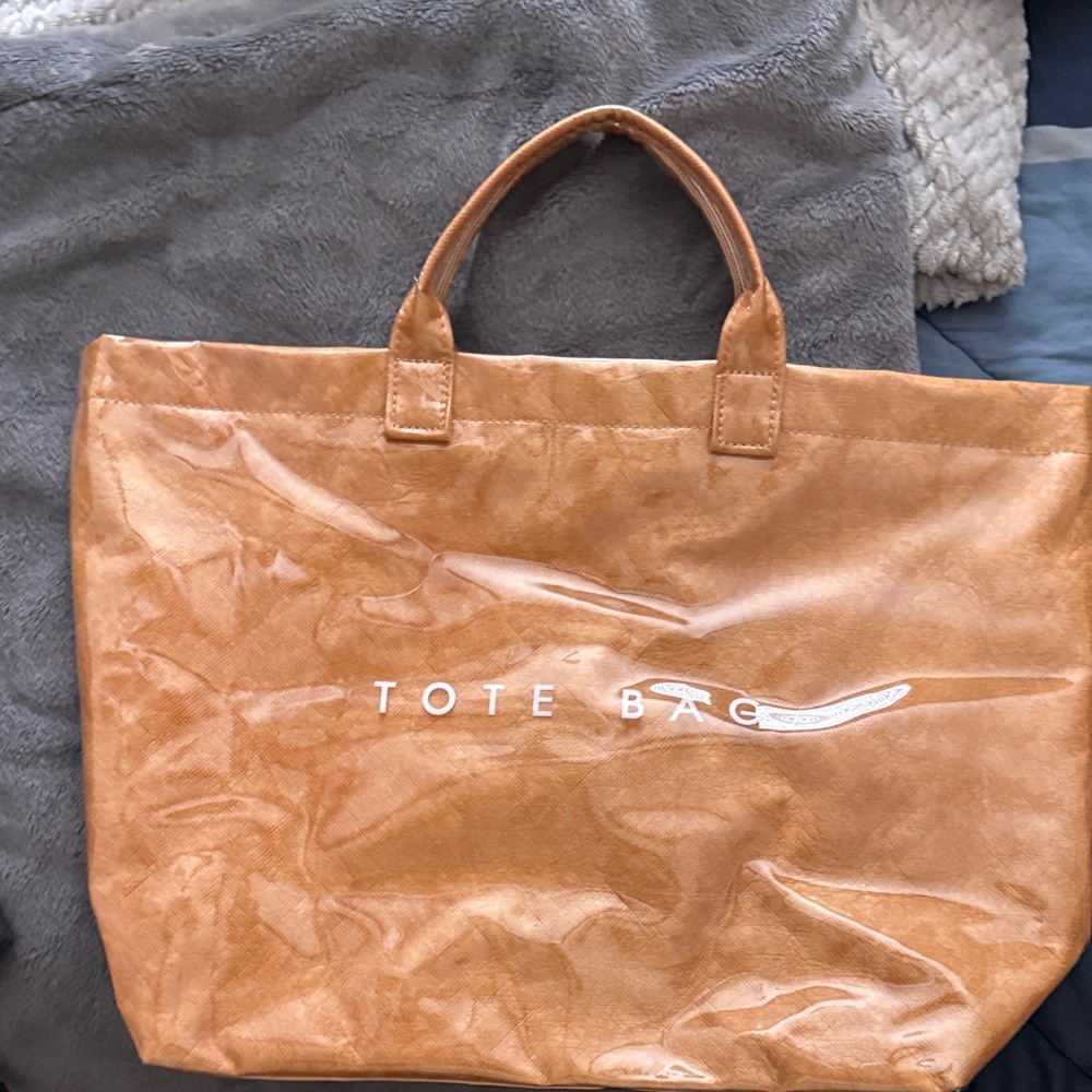 Tan Tote Bag